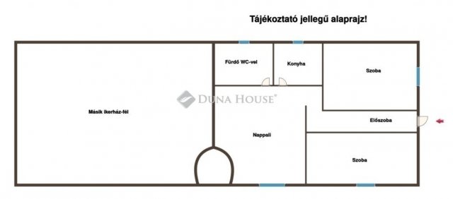 Eladó ikerház, Ócsán 79 M Ft, 3 szobás / költözzbe.hu