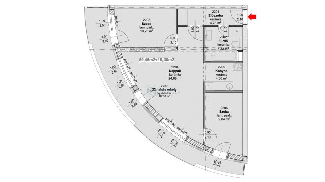 Eladó téglalakás, Szegeden 95.2 M Ft, 3 szobás