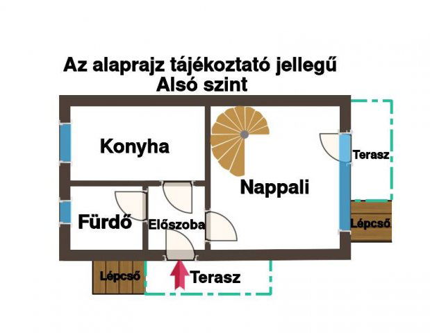 Eladó ikerház, Budapesten, XVIII. kerületben 84.9 M Ft, 3 szobás