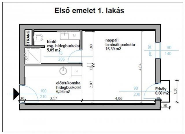 Eladó téglalakás, Bicskén 34.3 M Ft, 1 szobás