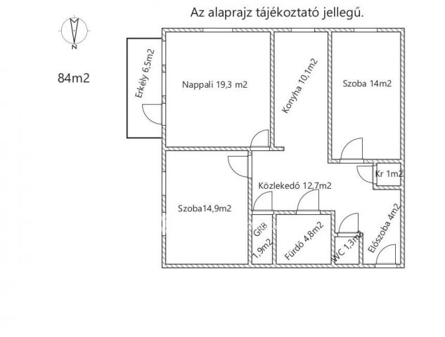 Eladó téglalakás, Budapesten, XIV. kerületben 129 M Ft, 3 szobás