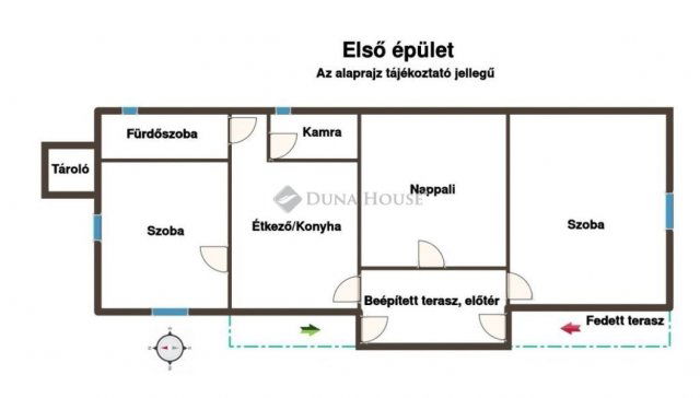 Eladó családi ház, Ongán 59.9 M Ft, 2 szobás