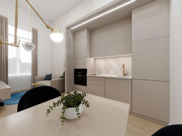 Eladó téglalakás, Budapesten, VI. kerületben 69.9 M Ft, 1 szobás