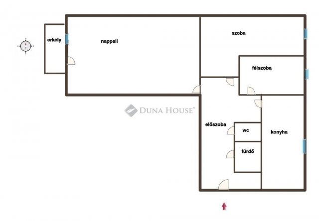 Eladó panellakás, Kecskeméten 45.9 M Ft, 3 szobás