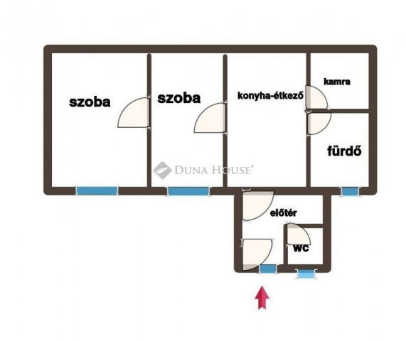 Eladó családi ház, Kecskeméten 15 M Ft, 2 szobás