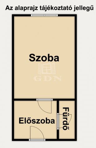 Eladó téglalakás, Budapesten, IV. kerületben 43.4 M Ft, 1 szobás