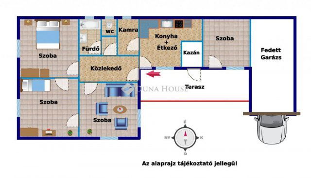 Eladó családi ház, Nagyberényen 32.9 M Ft, 4 szobás