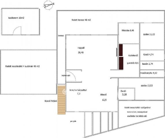 Eladó családi ház, Délegyházán 157 M Ft, 3+1 szobás