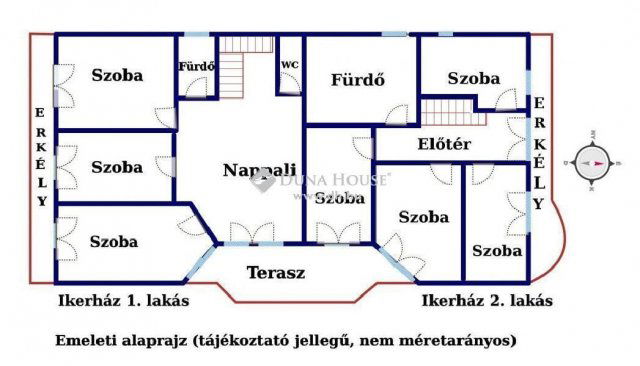 Eladó ikerház, Pécelen 329 M Ft, 11 szobás