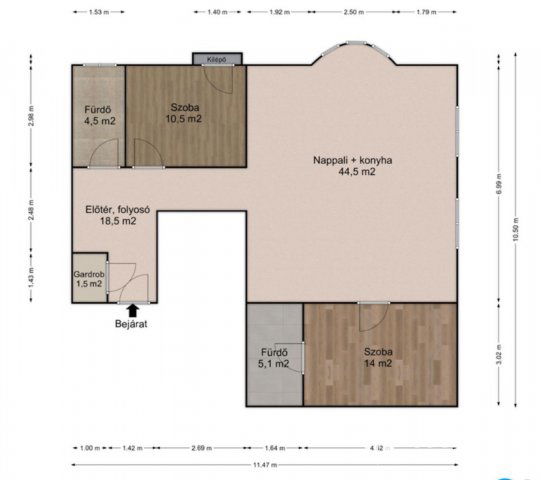 Kiadó téglalakás, albérlet, Budapesten, XIII. kerületben