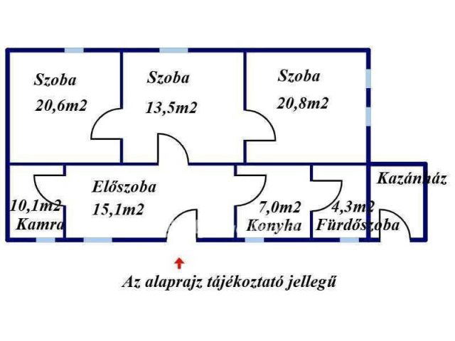 Eladó nyaraló, Csemőn 41.6 M Ft, 3 szobás / költözzbe.hu