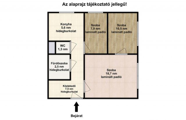 Kiadó panellakás, albérlet, Szegeden 180 E Ft / hó, 2+1 szobás