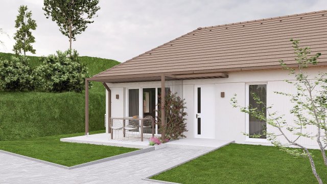 Eladó ikerház, Mendén, Bajcsy-Zsilinszky utcában 83.3 M Ft