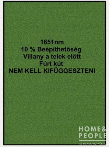 Eladó telek, Szegeden 6.5 M Ft / költözzbe.hu