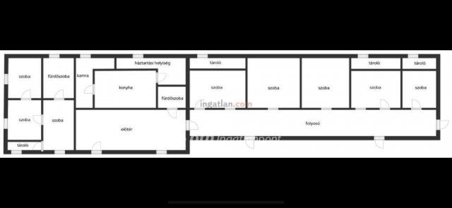 Eladó családi ház, Újpetrén 40 M Ft, 8 szobás