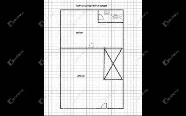 Kiadó üzlethelyiség, Zalaegerszegen 150 E Ft / hó, 1 szobás