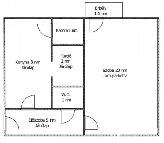 Eladó téglalakás, Salgótarjánban 15.6 M Ft, 1 szobás