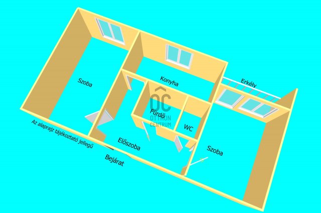 Eladó téglalakás, Veszprémben 49.9 M Ft, 2 szobás