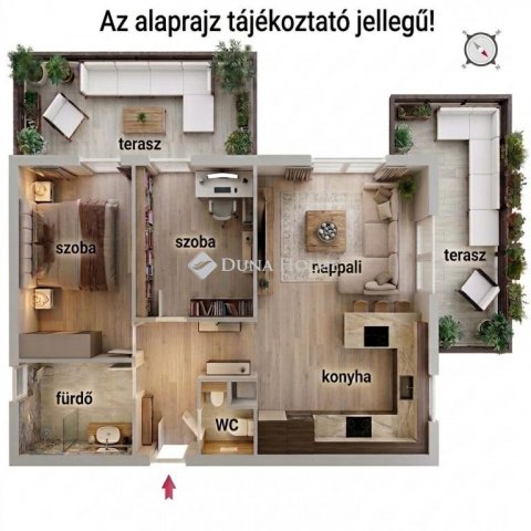 Eladó téglalakás, Budaörsön 173.9 M Ft, 3 szobás