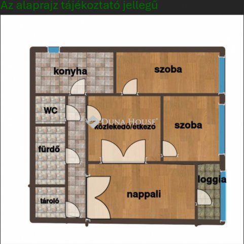 Eladó panellakás, Budaörsön 88.9 M Ft, 3 szobás