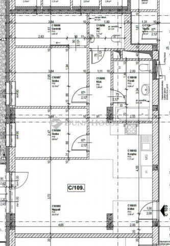 Eladó téglalakás, Budapesten, XIII. kerületben 111.6 M Ft