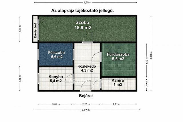 Eladó téglalakás, Mosonmagyaróváron 31.9 M Ft, 1+1 szobás