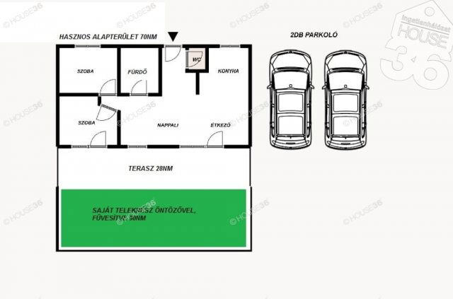 Eladó sorház, Kecskeméten 71.8 M Ft, 3 szobás