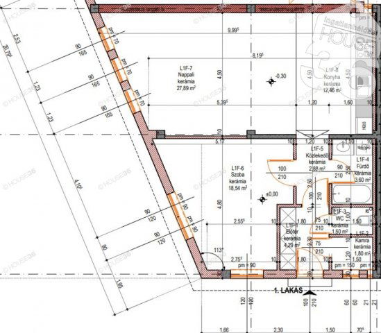 Eladó téglalakás, Kecskeméten 79.9 M Ft, 2 szobás