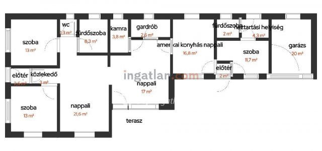 Eladó családi ház, Nagyhegyesen 88.9 M Ft, 3+1 szobás