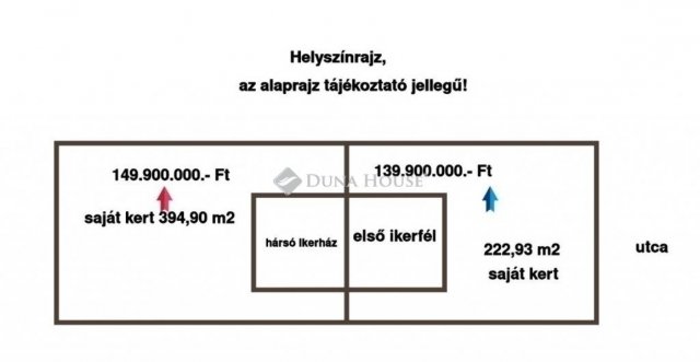 Eladó ikerház, Budapesten, XVIII. kerületben 139.9 M Ft, 4 szobás
