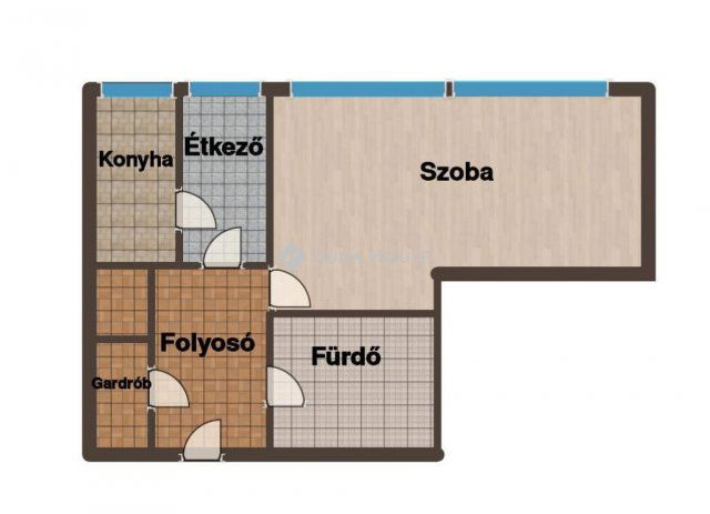 Eladó téglalakás, Budapesten, XI. kerületben 65 M Ft, 1 szobás