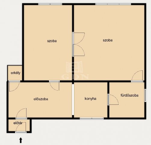 Eladó ikerház, Budapesten, X. kerületben 79.9 M Ft, 2 szobás