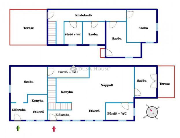 Eladó családi ház, Budapesten, XIX. kerületben, Hunyadi utcában