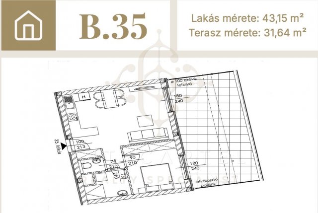 Eladó téglalakás, Balatonlelleén 100.768 M Ft, 2 szobás