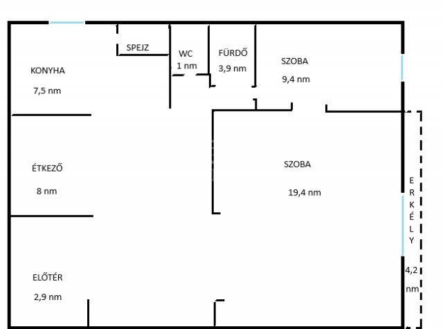 Eladó téglalakás, Budapesten, IX. kerületben 85 M Ft, 2 szobás