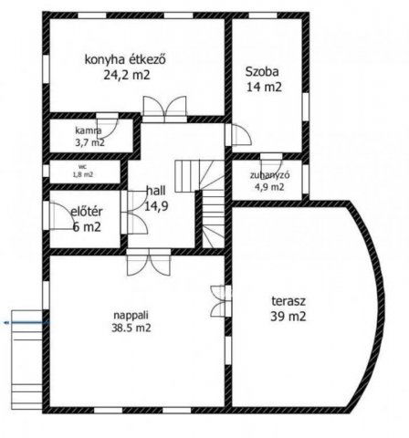 Eladó családi ház, Budapesten, II. kerületben 249 M Ft