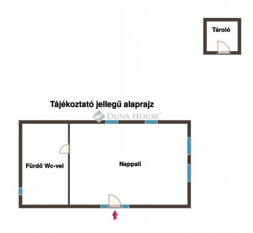 Eladó mezogazdasagi ingatlan, Csemőn 55 M Ft, 1 szobás