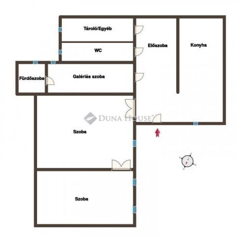 Eladó téglalakás, Budapesten, VII. kerületben 79 M Ft, 2 szobás