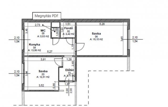 Eladó panellakás, Miskolcon 29.9 M Ft, 2 szobás