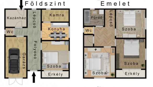 Eladó családi ház, Szendrőn 18 M Ft, 4 szobás