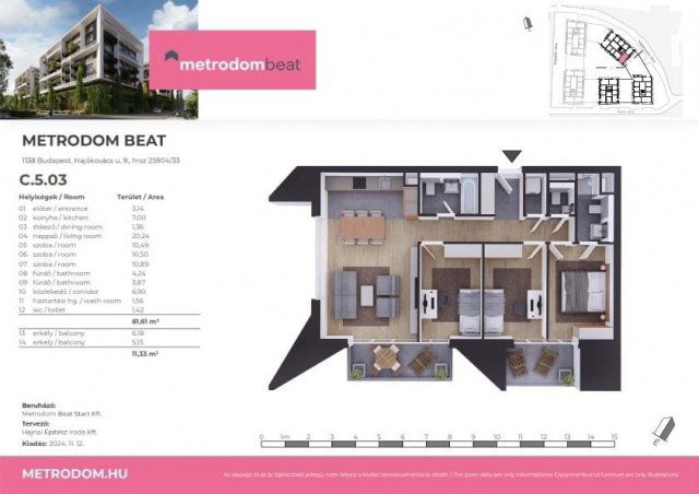 Eladó téglalakás, Budapesten, XIII. kerületben, Turóc utcában