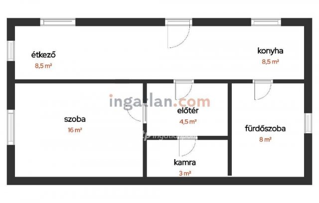 Eladó családi ház, Hajdúszoboszlón 38 M Ft, 1 szobás