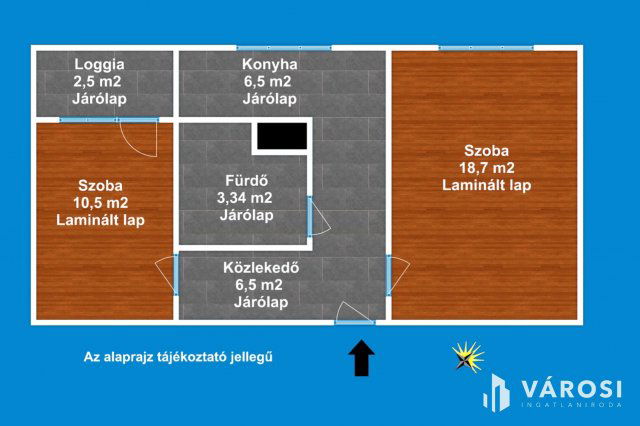 Eladó panellakás, Szegeden 46.9 M Ft, 2 szobás