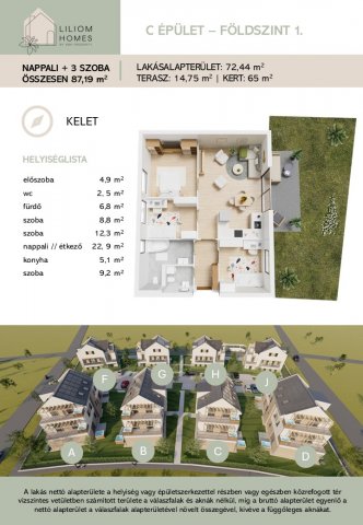 Eladó téglalakás, Budapesten, XXIII. kerületben 99.99 M Ft