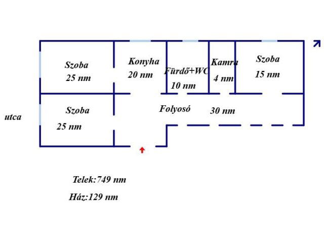 Eladó családi ház, Békésszentandráson 7.5 M Ft, 3 szobás