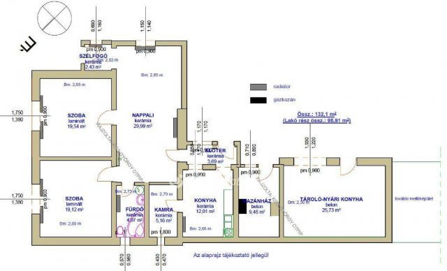 Eladó családi ház, Poroszlón 33.8 M Ft, 3 szobás