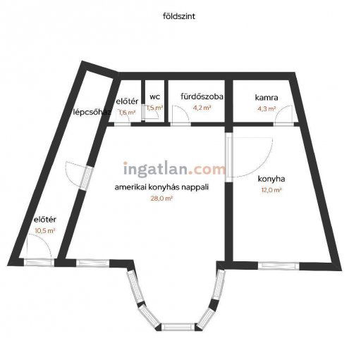 Eladó családi ház, Egerben 109.9 M Ft, 2+1 szobás