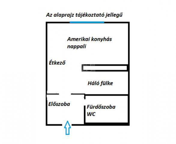 Kiadó téglalakás, albérlet, Budapesten, V. kerületben, 1 szobás