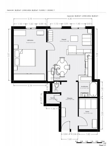 Eladó téglalakás, Budapesten, XIII. kerületben 95.9 M Ft