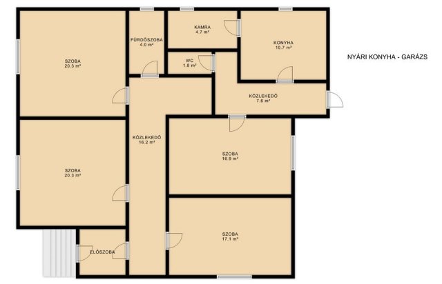 Eladó családi ház, Tiszanánán 16.9 M Ft, 4 szobás